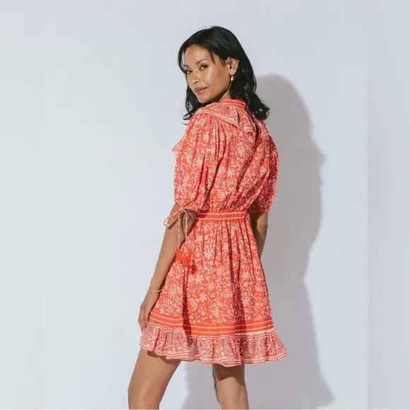 Cleobella Bohemian Ruffle Blair Mini Dress