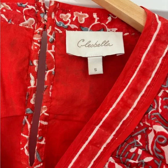 Cleobella Bohemian Ruffle Blair Mini Dress