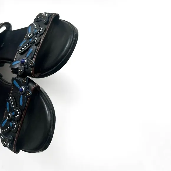 Coach Abby Butterfly Sandals Leather