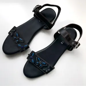 Coach Abby Butterfly Sandals Leather