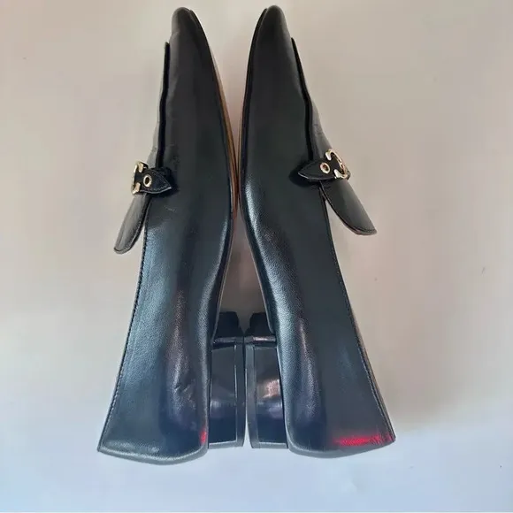 Coach Isabel Loafers in Black Leather Size 5B