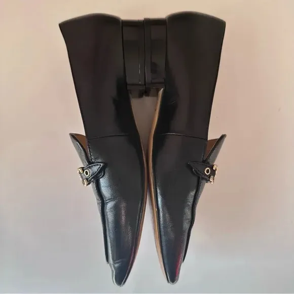 Coach Isabel Loafers in Black Leather Size 5B