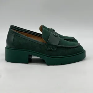 Coach Leah Signature Canvas Loafers. Size 6.5