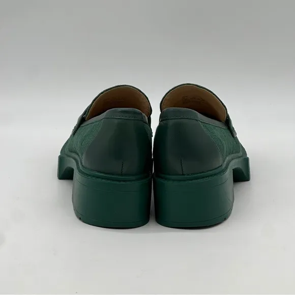 Coach Leah Signature Canvas Loafers. Size 6.5
