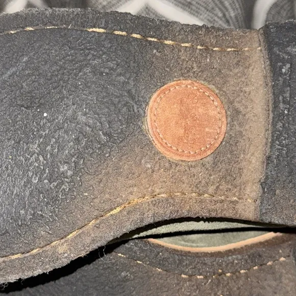 Coach Olive Green Suede Chelsea Boots