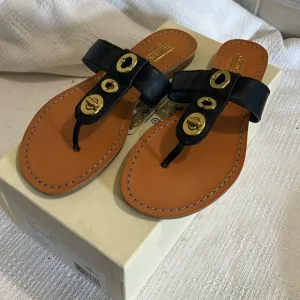 COACH - Skylar Veg leather sandals - NWT