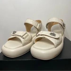 Coach Women’s Peyton Leather Sandal Platform Chunky Size 9.5 NWOB