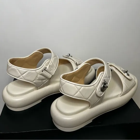 Coach Women’s Peyton Leather Sandal Platform Chunky Size 9.5 NWOB