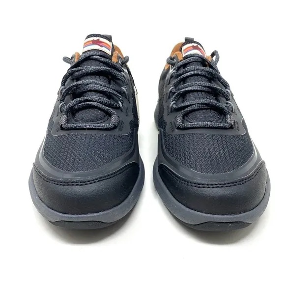 Cobb Hill WOMEN'S SKYLAR WATERPROOF LOW LACE-UP SNEAKER Black WIDE
