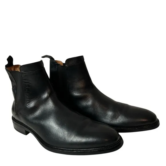 Cole Haan 11 M Black Leather Warren Grand Chelsea Boots Grand os