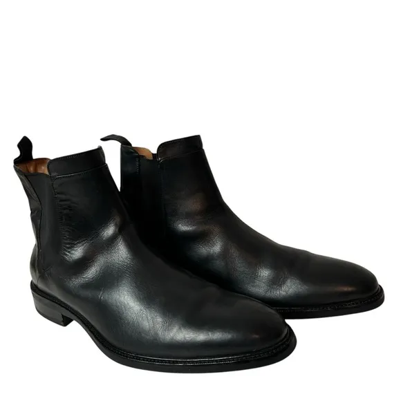 Cole Haan 11 M Black Leather Warren Grand Chelsea Boots Grand os