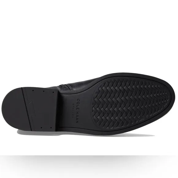 Cole Haan Black Leather Chelsea Boots