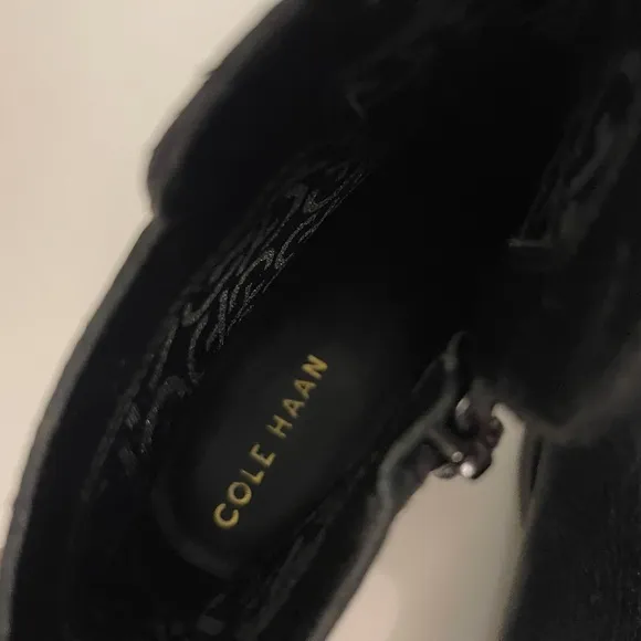 Cole Haan Black Leather Chelsea Boots