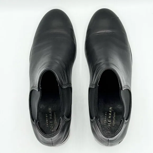 Cole Haan Black Leather Landsman Chelsea Boots - Women’s US 8B