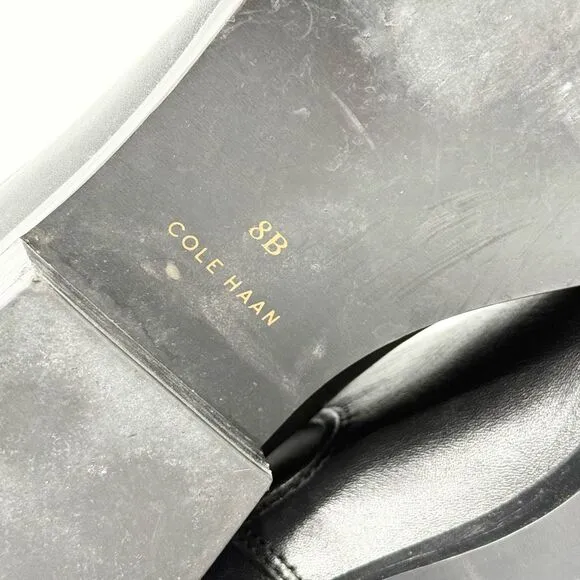 Cole Haan Black Leather Landsman Chelsea Boots - Women’s US 8B
