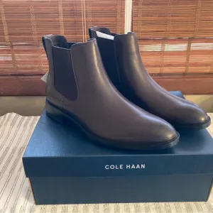 Cole Haan Brown Leather Chelsea Boots
