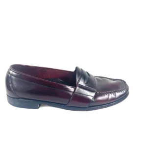 Cole Haan City Leather Penny Slip On Loafers Men 11.5 Burgundy Preppy Y2K