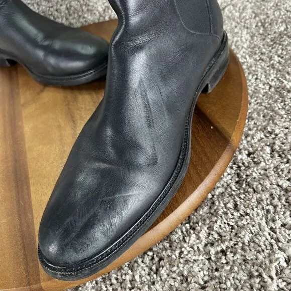 Cole Haan Grand OS Men's Size 9M Black Leather Chelsea Ankle Boots C20707