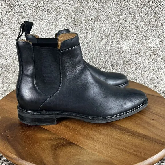 Cole Haan Grand OS Men's Size 9M Black Leather Chelsea Ankle Boots C20707