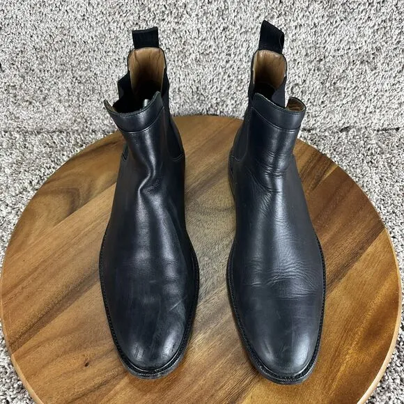 Cole Haan Grand OS Men's Size 9M Black Leather Chelsea Ankle Boots C20707