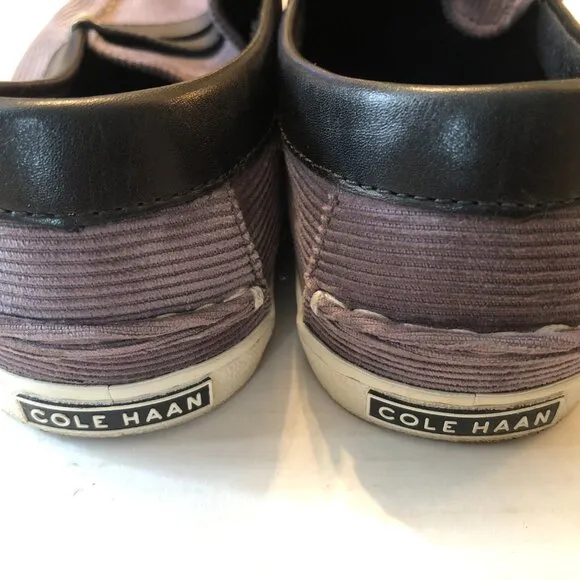 Cole Haan Grand Os Pinch men's gray canvas loafers size: 10 1/2M