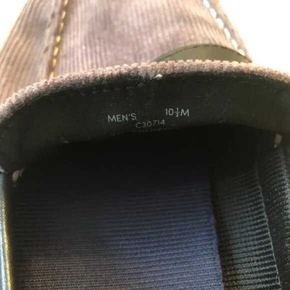 Cole Haan Grand Os Pinch men's gray canvas loafers size: 10 1/2M