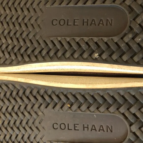 Cole Haan Grand Os Pinch men's gray canvas loafers size: 10 1/2M