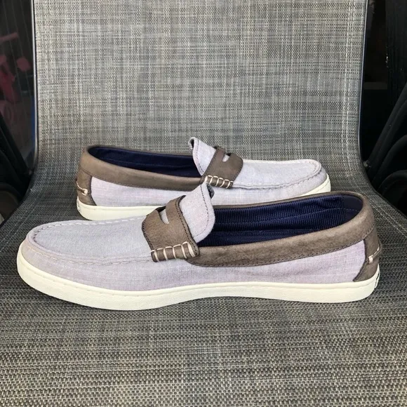 Cole Haan Men's Canvas Pinch Weekender Penny Loafers Shoes Size 11.5