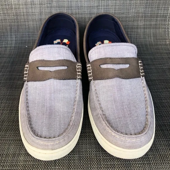 Cole Haan Men's Canvas Pinch Weekender Penny Loafers Shoes Size 11.5