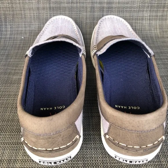Cole Haan Men's Canvas Pinch Weekender Penny Loafers Shoes Size 11.5