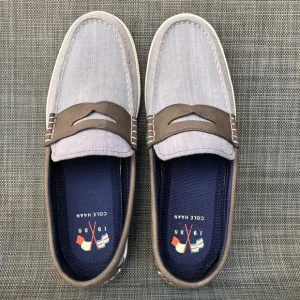 Cole Haan Men's Canvas Pinch Weekender Penny Loafers Shoes Size 11.5