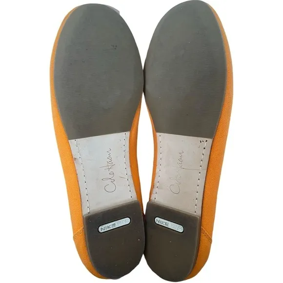 Cole Haan Nike Air Gabi Canvas and Leather Boat Loafers Size 9