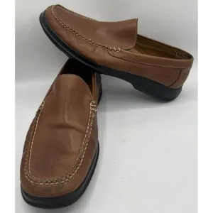 Cole Haan Nikeair Men's Brown Leather Slip On Loafers C08093 Size 9