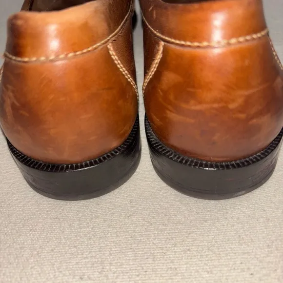 COLE HAAN Saddle Tan Kilt Tassel Leather Dwight‎ Loafers Men’s Sz13M EUC Preppy