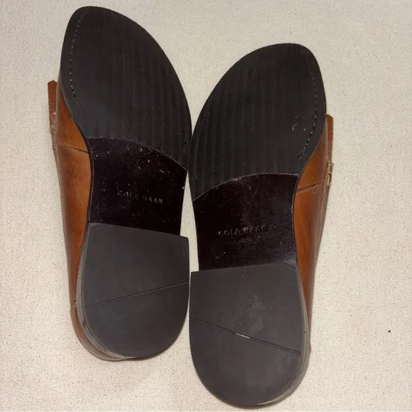 COLE HAAN Saddle Tan Kilt Tassel Leather Dwight‎ Loafers Men’s Sz13M EUC Preppy