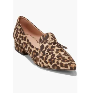 Cole Haan Viola Skimmer Flats Leopard Print Luxury Suede Women’s Size 6