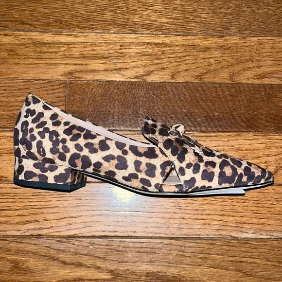 Cole Haan Viola Skimmer Flats Leopard Print Luxury Suede Women’s Size 6