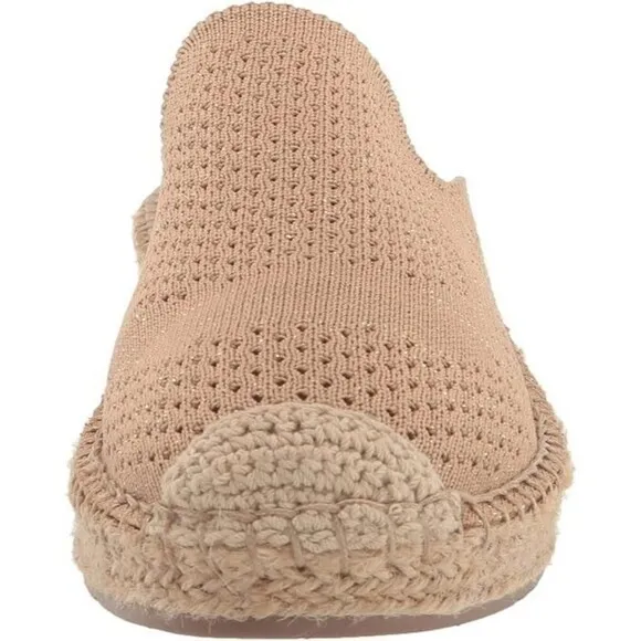 Cole Haan women's Slip on Mule Slides Soft Knit Comfy Stitchlite  Beige Tan 8B