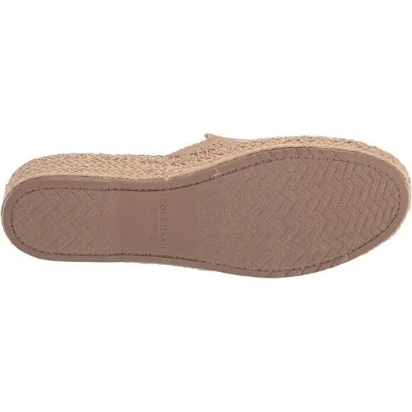 Cole Haan women's Slip on Mule Slides Soft Knit Comfy Stitchlite  Beige Tan 8B
