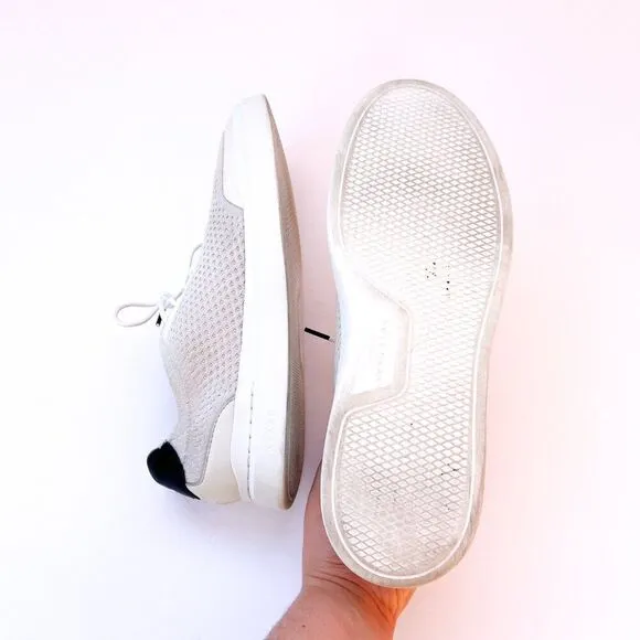 Cole Haan Men's Grandpr Rally Stitchlite Low Top Sneakers Bright White/gray 10.5
