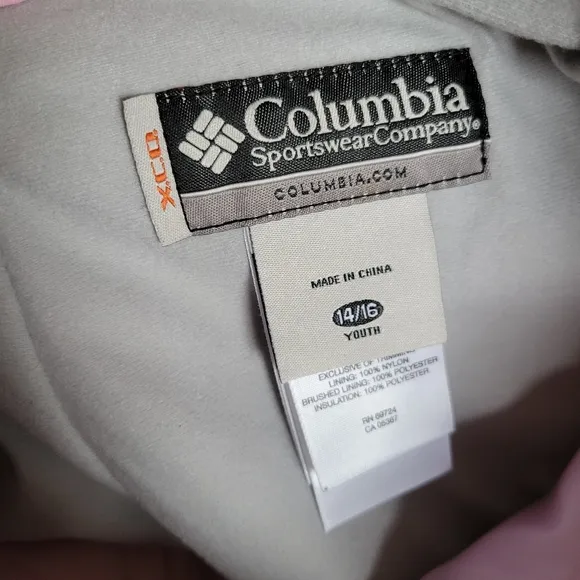 Columbia Insulated High Quality Snow Ski Pants Sz 14/16 Youth