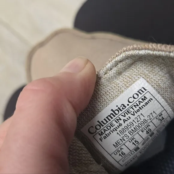 Columbia PFG Bahama Vent Fishing Size 16 Boat Shoes Loafers Tan Slip On