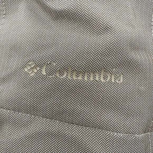 Columbia Titanium Women's Light Tan Insulated Waterproof Hoodie Jacket Size Medi