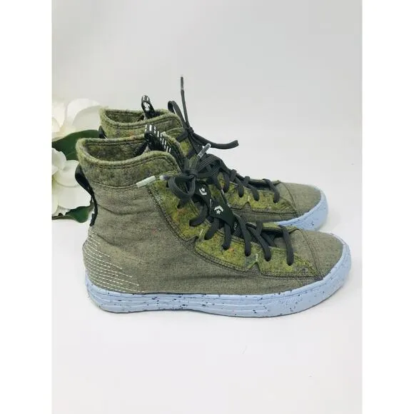 Converse All Star Crater High Top Sneakers Recycled Jasper UNISEX (M-7, W-9)