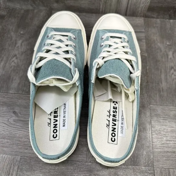 Converse Chuck 70 Mules Women's size 9 Light Green