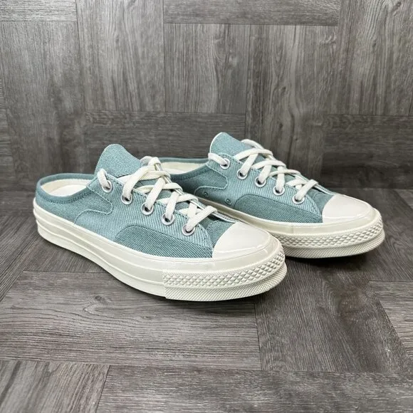 Converse Chuck 70 Mules Women's size 9 Light Green