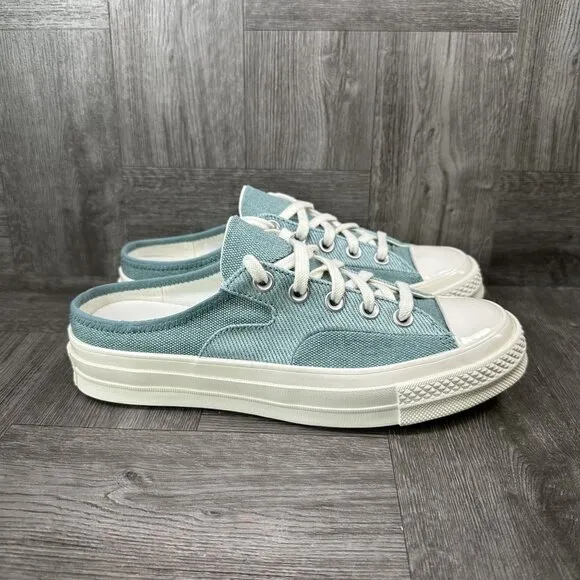 Converse Chuck 70 Mules Women's size 9 Light Green