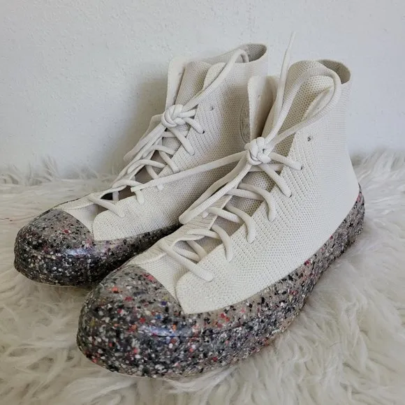 CONVERSE Renew Chuck 70 Knit High 'Egret' Sneakers Shoes Unisex W10 M8