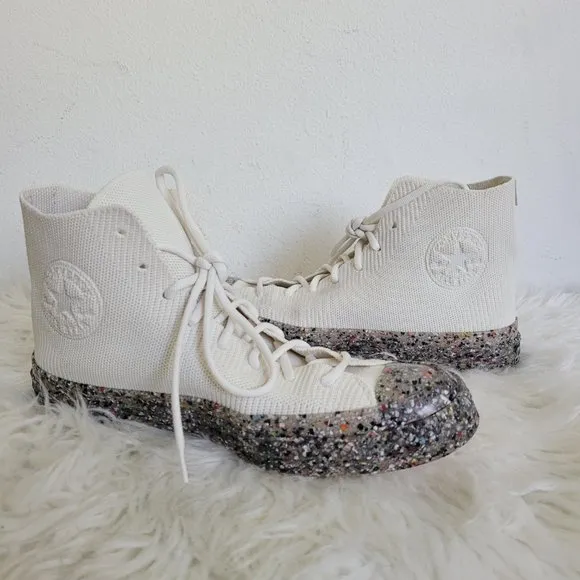 CONVERSE Renew Chuck 70 Knit High 'Egret' Sneakers Shoes Unisex W10 M8