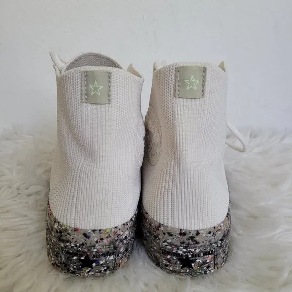 CONVERSE Renew Chuck 70 Knit High 'Egret' Sneakers Shoes Unisex W10 M8